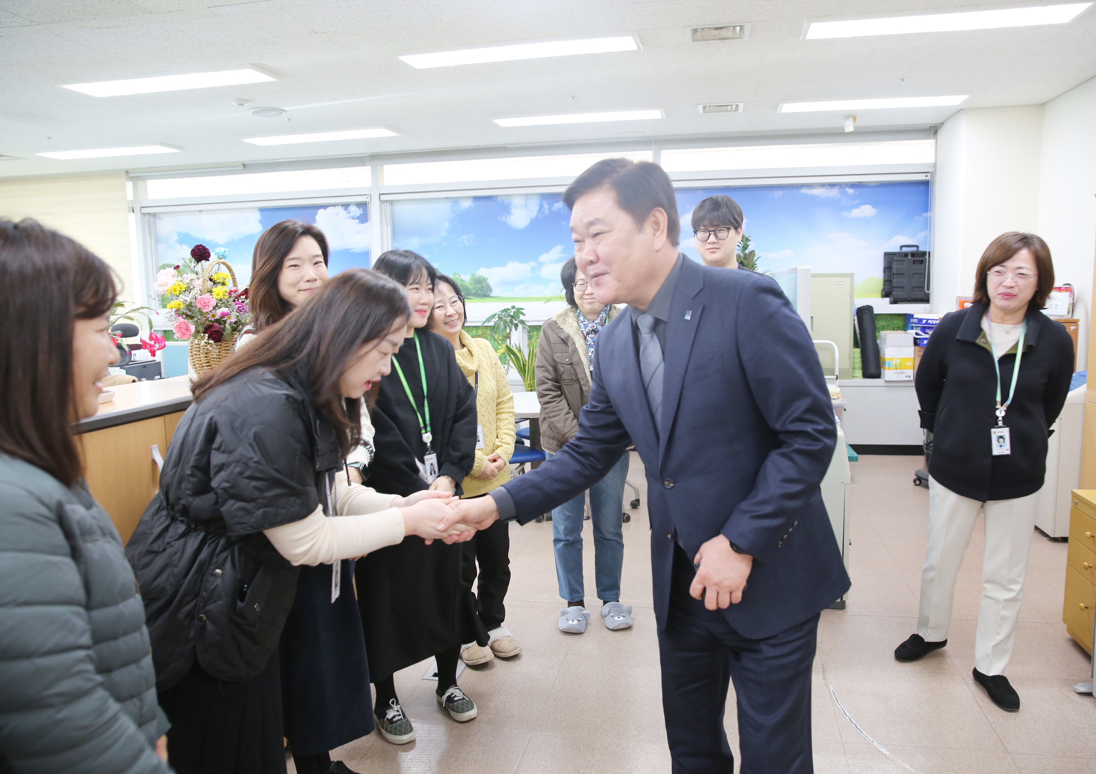 설 맞이 부서 순회11번 사진